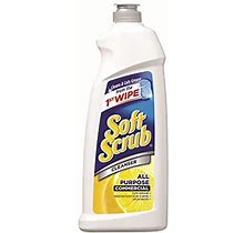 Soft Scrub All Purpose Cleanser Commercial Lemon Scent 36Oz