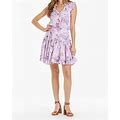 MELODIE TIERED RUFFLE DRESS SUMMER IN BLOSSOM M / MULTI PRINT / 100% RAYON