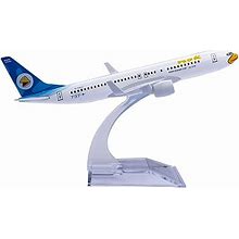 Bswath Model Plane 1:400 Scale Model 737 Model Airplane Diecast Airplanes Metal Plane Model For Gift (White Bird)