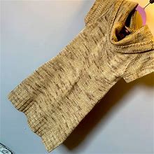 Ultra Flirt Beige Knit Dress | Color: Tan | Size: M