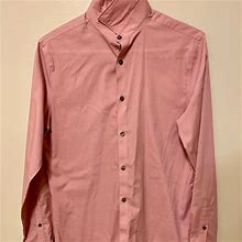 Jf J.Ferrar Shirts | J. Ferrar Slim-Fit Pink Button Down Dress Shirt | Color: Pink | Size: S