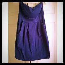 Body Central Dresses | Body Central Blue Tube Dress W/Pockets | Color: Blue | Size: Mj