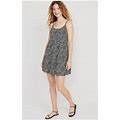 Old Navy Braided-Strap Tiered Mini Swing Dress For Women NWT