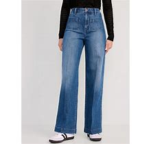 Old Navy Extra High-Waisted Trouser Wide-Leg Jeans