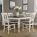Shelby 5-Piece White Dining Set White 5-Piece Sets