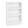 Designer Bookcase - 3-Shelf, White - ULINE - H-10250W