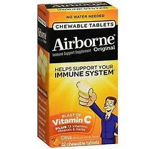 Airborne Chewable Tablets - Citrus - 32 Ct., Pack Of 5
