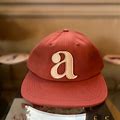 Argot Accessories | Argot "A" Leather Strapback Dad Hat | Color: Pink | Size: Os
