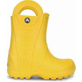 Crocs Kids' Handle It Rain Boot, Yellow, C6