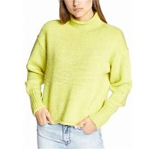 Sanctuary Clothing Women's Green Curl Up Pullover Sweater Medium