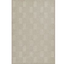 Momeni Vines Collection Indoor And Outdoor Beige Area Rug, 3'11" X 5'7" Sized Mat For Living Room, Bedroom, Hallways, And Home Office