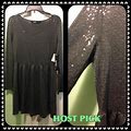 Kensie Dresses | Kensie Sequin Party Mini Dress | Color: Black/Gray | Size: L