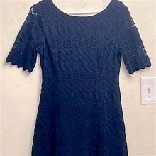 Eliza J Dresses | Eliza J Size 6 Lace Dress | Color: Blue | Size: 6