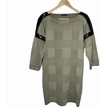 Zara Dresses | Zara Trafaluc Womens Shift Dress Size Medium Plaid | Color: Tan | Size: M