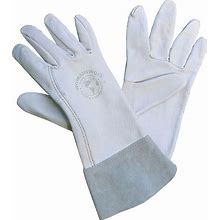 Outdoor Goat Leather Gardening Gloves, Pearl Gray, Medium | Pottery Barn