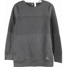 Adidas Sweatshirt Women's Black Long Sleeve Crew Neck Pullover Logo