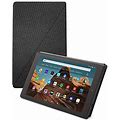 Fire HD 10 Tablet (64 GB, Black, Without Special Offers) + Amazon Standing Case (Charcoal Black) + 15W USB-C Charger