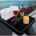 Hot Tub Towel Holder, Snack Tray, Phione And Tablet Stand