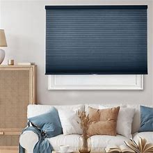 Chicology Cordless Cellular Shades, Privacy Single Cell Window Blind, Morning Ocean (Privacy & Light Filtering) - 46"W X 64"H