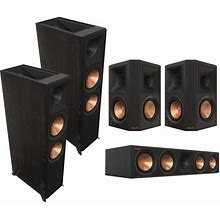 Klipsch Reference Premiere RP-8060FA II 5.0 Home Theater Pack, Ebony