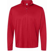 C2 Sport Men's Quarter-Zip Pullover - Red - Small - 5102