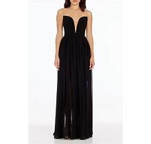 DRESS THE POPULATION Eleanor Gown Black