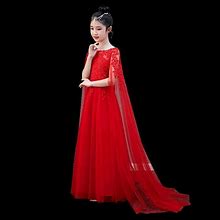 Red Lace Dressesstull A Line Evening Dresses For Teenage Girls Ceremony Dress