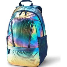 Lands' End Kids Classmate Small Backpack - Rainbow Ombre Foil