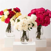 Rose Bouquet Subscription Gift Trio - 3-Month Flower Subscription Bouquet - Deluxe - The Bouqs Co.