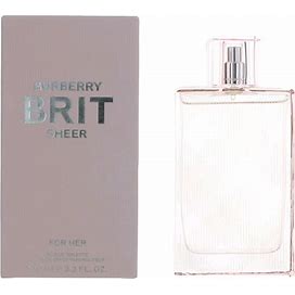 Brit Sheer By Burberry, 3.3 Oz Edt Spray For Women