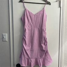 The Vintage Shop Dresses | Gathered Lilac Mini Dress | Color: Purple | Size: M