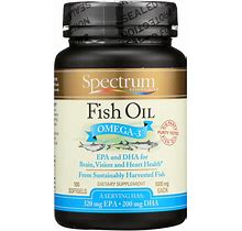 Spectrum Essentials Fish Oil Omega-3 - 1000 Mg - 100 Softgels