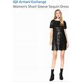 Armani Exchange Dresses | Armani Exchange Sequin Dress | Color: Black | Size: 2