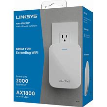 Linksys RE7350-RM2 AX1800 Dual-Band Wi-Fi 6 Wireless Range Extender (Renewed)