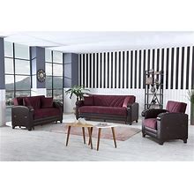 Zyra Living Room Sets 1 Sofa 1 Loveseat 1 Chairs