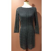 Diane Von Furstenberg Caritan Crochet Eyelet Mini Dress Size 8