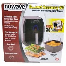 Nuwave Brio Gourmet Accessory Kit Accessory Kit For 3 Qt Air Fryer