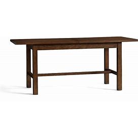 Mateo Extending Dining Table, Salvaged Black, 73"-91"L | Pottery Barn