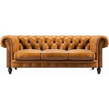 Leather Chesterfield Sofa | Fine Leather Furniture | Tufted