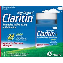 Claritin 24 Hour Non Drowsy Allergy Tablets - 45 Ea