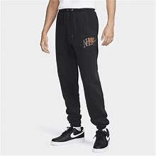 Nike Club Fleece Men's Cuffed Pants In Black, Size: 3XL | FV4453-010