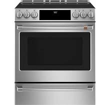 30 in. 5.7 Cu. Ft. Slide-In Smart Electric Range With Convection In Stainless Steel, Self Clean