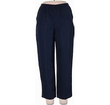 Blair Casual Pants - High Rise: Blue Bottoms - Women's Size 14 Petite