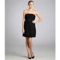 $395 Cynthia Steffe 'Paige' Black Mesh Ruched Strapless Mini Dress Sz
