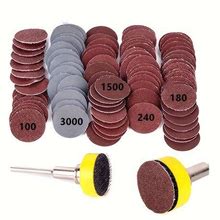 100Pcs 1 Inch 25mm Sanding Discs Pad 100-3000 Grit Abrasive Polishing Pad Kit For Rotary Tool Sandpapers Accessories,Temu