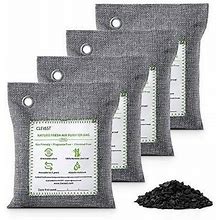 Clevast Bamboo Charcoal Air Purifying Bags (4200G), Removes Odors And Moisture, Nature Fresh Air Purifier Bags, Odor Eliminator For Home, Car, Pets, B