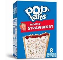 Pop-Tarts Toaster Pastries, Breakfast Foods, Kids Snacks, Frosted Strawberry, 13.5Oz Box (8 Pop-Tarts)