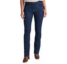JAG Jeans Paley Mid Rise Bootcut Pull-On Jeans Ink, Size 0, Ink