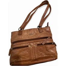 Stone & Co Brown Leather Purse Over Shoulder Bag Handbag