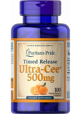 Puritan's Pride Ultra Cee 500 Mg Time Release | 100 Capsules
